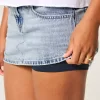 Kurvikas matalakorkoinen Denim Mini Skort Kurvikas matalakorkoinen Denim Mini Skort