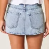 Kurvikas matalakorkoinen Denim Mini Skort Kurvikas matalakorkoinen Denim Mini Skort