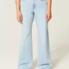Kurvikat High Rise Light Wash Baggy Farkut Kurvikat High Rise Light Wash Baggy Farkut