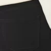 Kurvikkaat korkeat mustat Jean-leggingsit Kurvikkaat korkeat mustat Jean-leggingsit