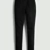Kurvikkaat korkeat mustat Jean-leggingsit Kurvikkaat korkeat mustat Jean-leggingsit