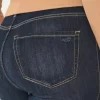 Kurvikkaat korkeat, tummat pesuset Jean-leggingsit Kurvikkaat korkeat, tummat pesuset Jean-leggingsit