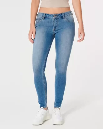 Kurvikkaat matalakorkoiset keskipesut Super Skinny -farkut