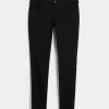Kurvikkaat matalakorkoiset mustat Super Skinny -farkut Kurvikkaat matalakorkoiset mustat Super Skinny -farkut