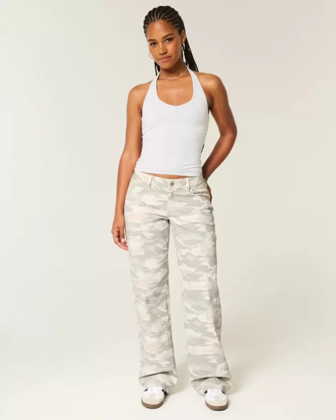 Kurvikkaat matalat Y2K Camo Baggy -farkut Kurvikkaat matalat Y2K Camo Baggy -farkut