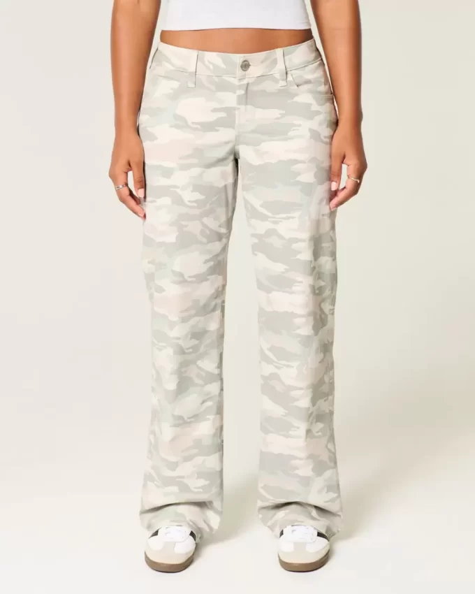 Kurvikkaat matalat Y2K Camo Baggy -farkut Kurvikkaat matalat Y2K Camo Baggy -farkut