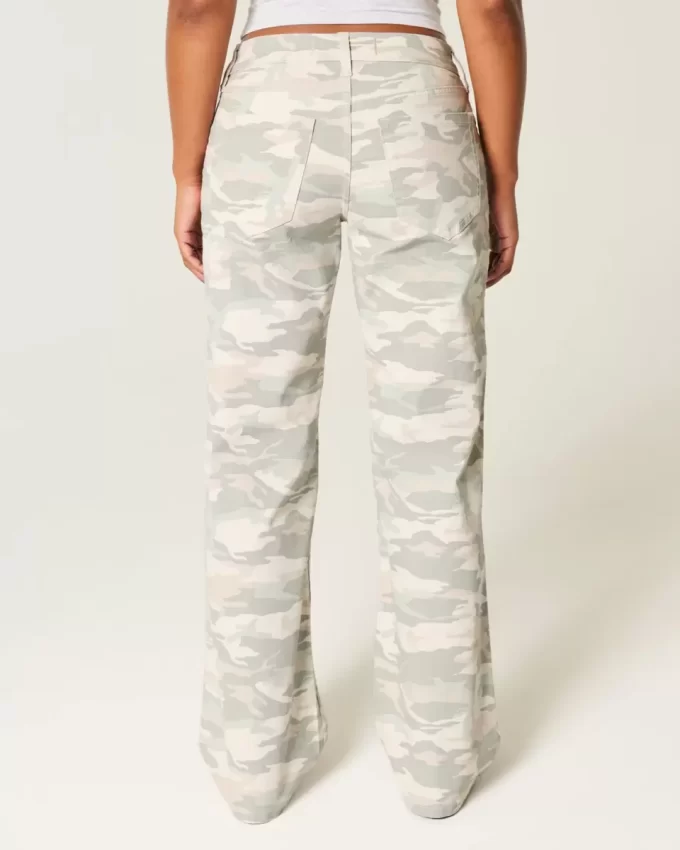 Kurvikkaat matalat Y2K Camo Baggy -farkut Kurvikkaat matalat Y2K Camo Baggy -farkut