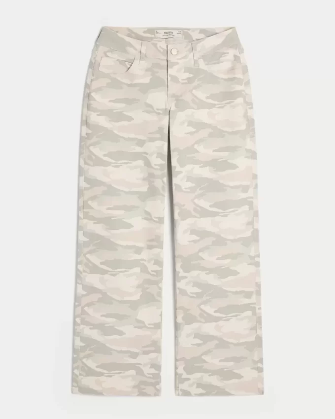 Kurvikkaat matalat Y2K Camo Baggy -farkut Kurvikkaat matalat Y2K Camo Baggy -farkut