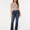 Kurvikkaat Mid-Rise Dark Wash -farkut Kurvikkaat Mid-Rise Dark Wash -farkut