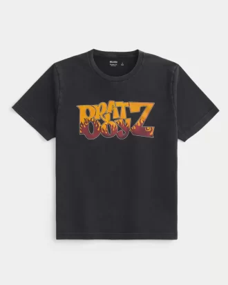 Kutistettu Bratz Boyz Graphic T-paita