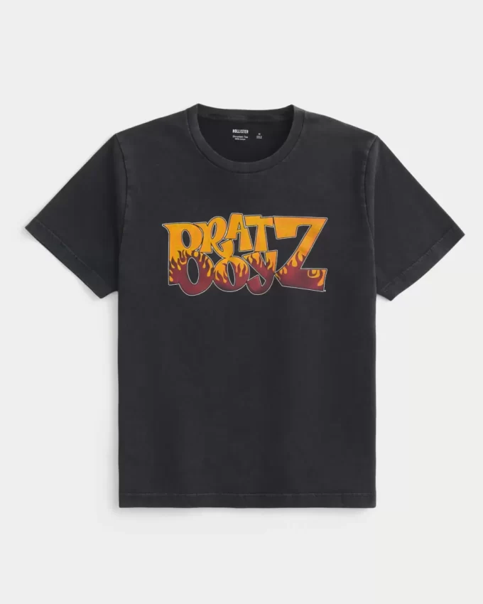 Kutistettu Bratz Boyz Graphic T-paita Kutistettu Bratz Boyz Graphic T-paita
