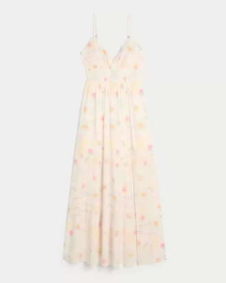 Kuviollinen Maxi-mekko