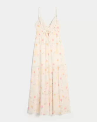 Kuviollinen Maxi-mekko