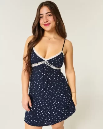 Lace Detail Slip -minimekko