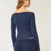 Lace Trim Off-the-Shoulder Number Graphic T-paita Lace Trim Off-the-Shoulder Number Graphic T-paita