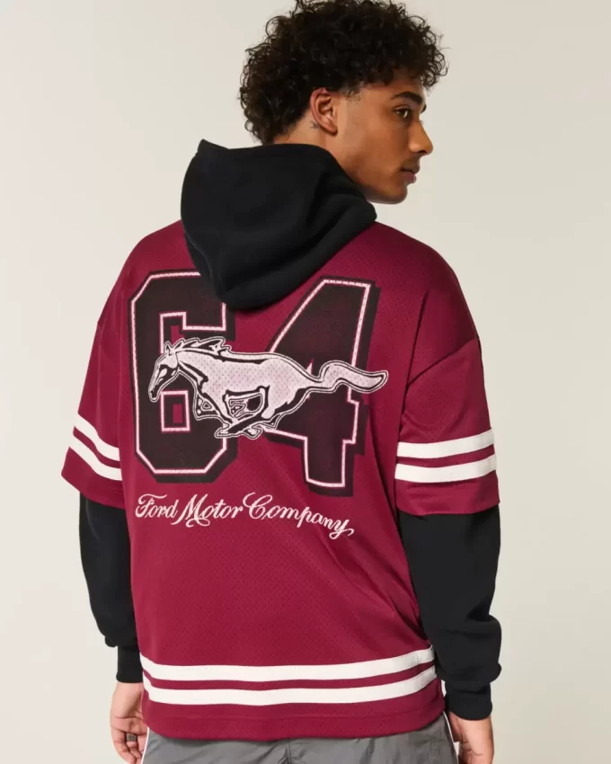 Laukku Ford Mustang Graphic Jersey Laukku Ford Mustang Graphic Jersey
