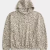 Leopardikuvioinen Baggy Cinch -huppari