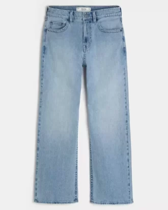 Light Wash Baggy Bootcut farkut