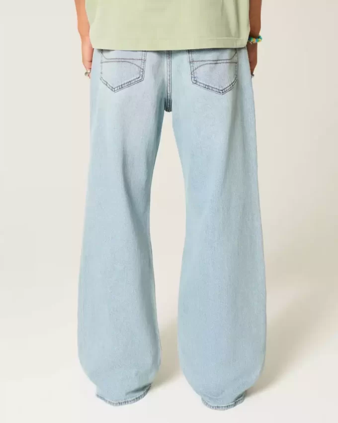 Light Wash Baggy Bootcut farkut Light Wash Baggy Bootcut farkut