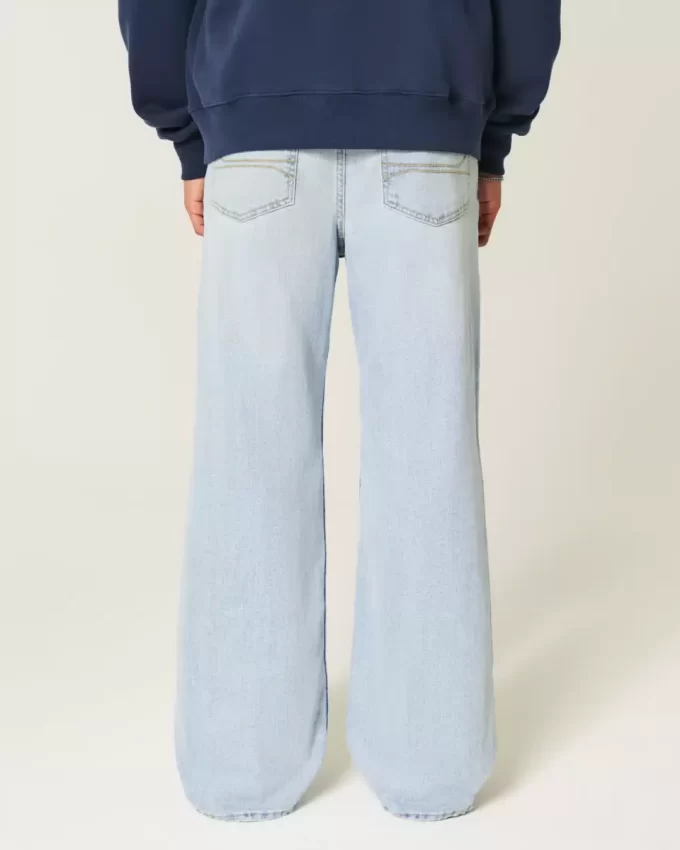 Light Wash Baggy Bootcut farkut Light Wash Baggy Bootcut farkut