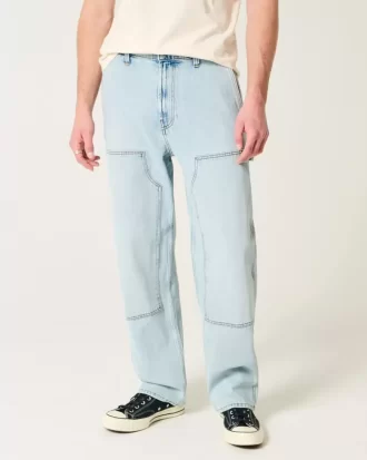 Light Wash Baggy Carpenter Farkut