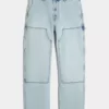 Light Wash Baggy Carpenter Farkut