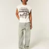 Light Wash Baggy Farkut