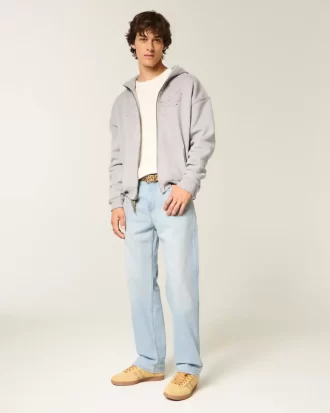 Light Wash Baggy Farkut