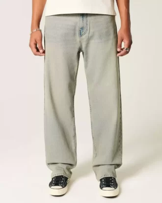 Light Wash Baggy Farkut