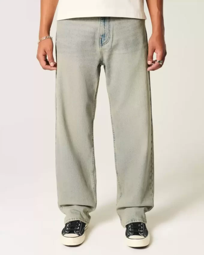 Light Wash Baggy Farkut