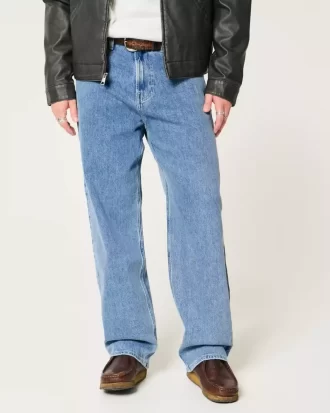 Light Wash Baggy Farkut