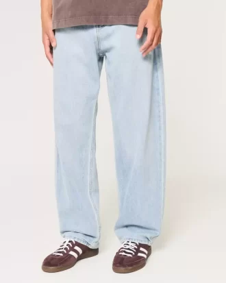Light Wash Baggy Farkut