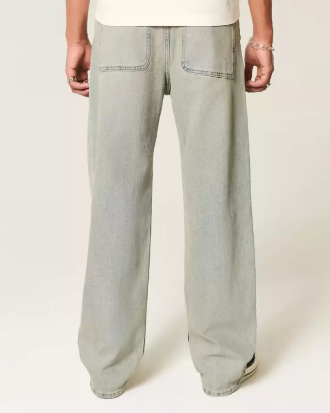 Light Wash Baggy Farkut