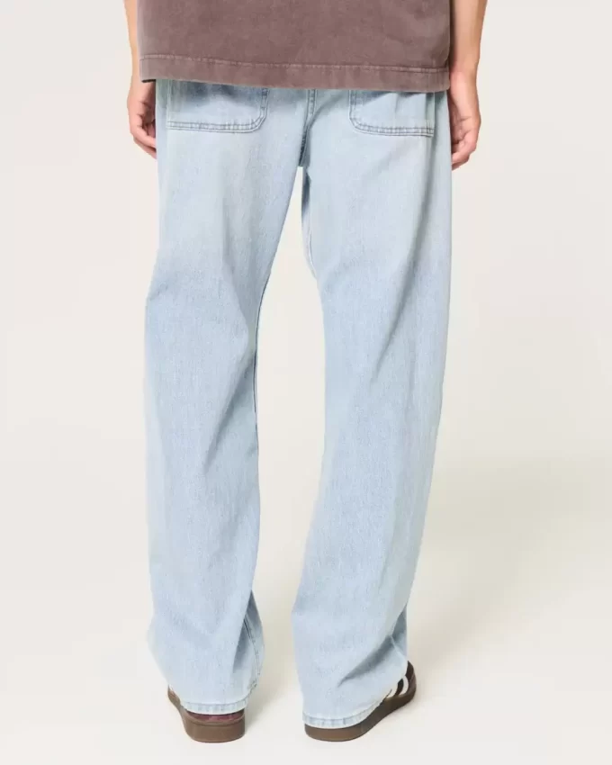 Light Wash Baggy Farkut
