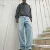 Light Wash Baggy Farkut
