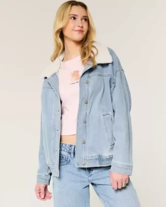 Light Wash Denim takki
