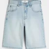 Light Wash Dice Graphic Super Baggy Denim shortsit Light Wash Dice Graphic Super Baggy Denim shortsit
