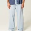 Light Wash New York Graphic Super Baggy Farkut Light Wash New York Graphic Super Baggy Farkut