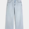 Light Wash New York Graphic Super Baggy Farkut Light Wash New York Graphic Super Baggy Farkut