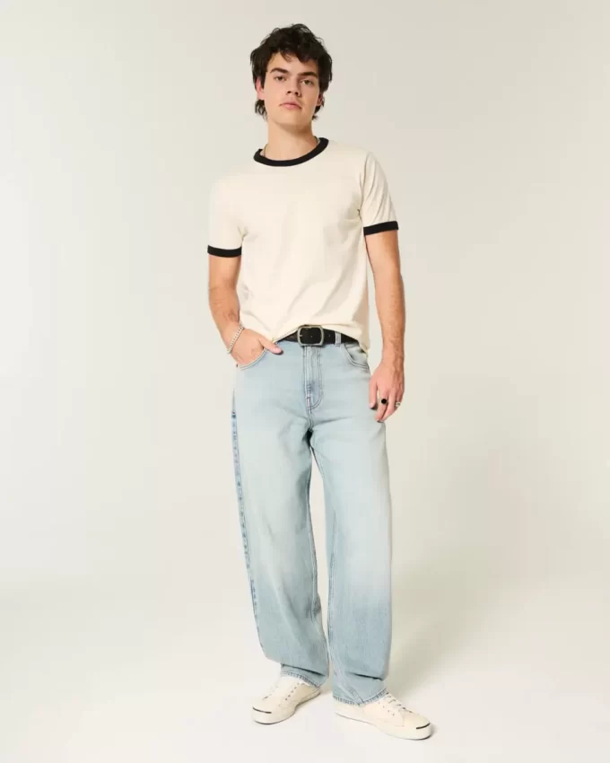 Light Wash Skater Baggy Farkut Light Wash Skater Baggy Farkut