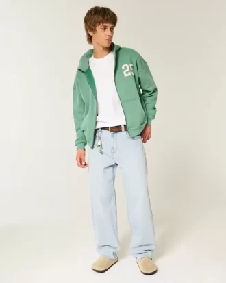 Light Wash Skater Baggy Farkut