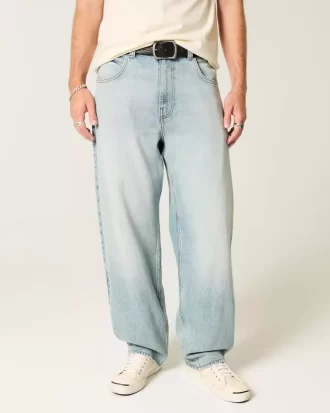 Light Wash Skater Baggy Farkut