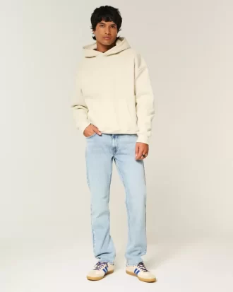 Light Wash Slim Straight Farkut