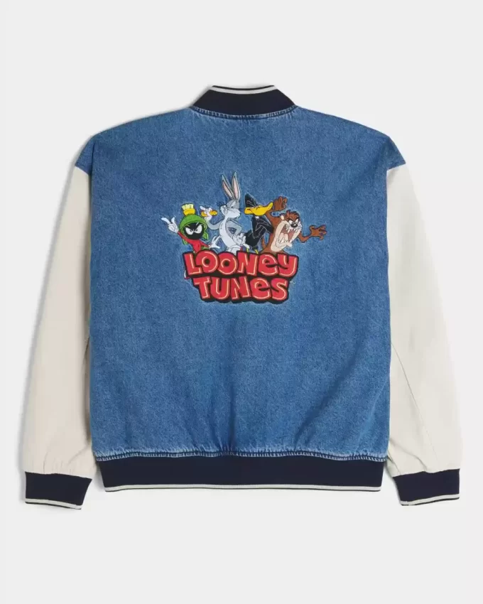 Looney Tunesin graafinen farkkutakki Looney Tunesin graafinen farkkutakki