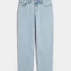 Low-Rise Light Wash Loose Farkut Low-Rise Light Wash Loose Farkut