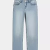 Low Rise Light Wash Relax Straight Farkut Low Rise Light Wash Relax Straight Farkut