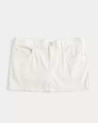 Low Rise Shine Butterfly Twill Mini Skort