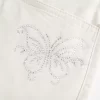 Low Rise Shine Butterfly Twill Mini Skort