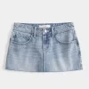 Low Rise Star Brodeerattu Denim Mini Skort Low Rise Star Brodeerattu Denim Mini Skort