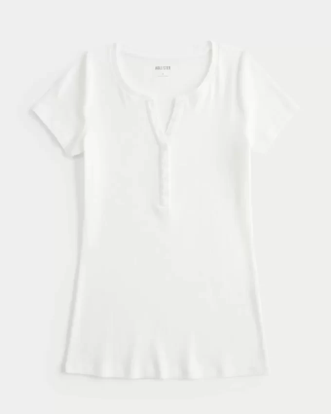 Lyhythihainen Henley Lyhythihainen Henley
